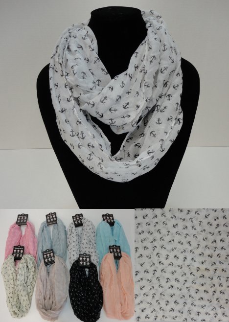 Light Weight Infinity SCARF [Small Anchors]